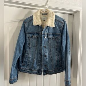 Sherpa Lined Denim Jacket